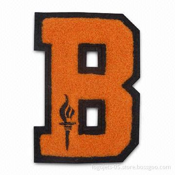 Customized Chenille Patch, Customized Colors are Accepted